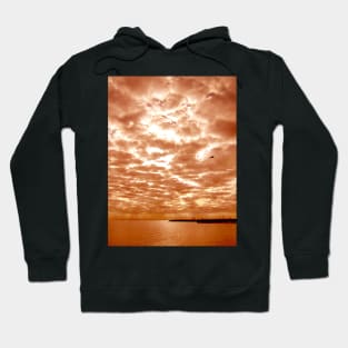 Clouds at Dusk, Brighton Beach Hoodie